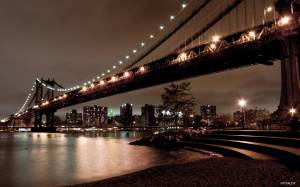    manhattan bridge, new york, united states